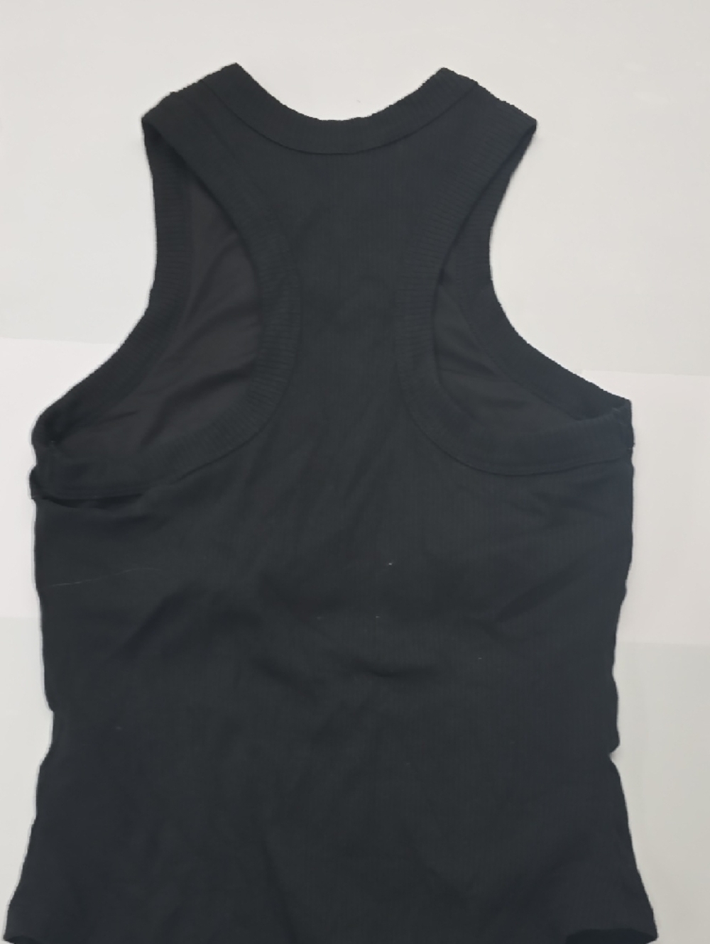 Fabletics Black Ribbed Racerback Tank‎ - Picture 5 of 7